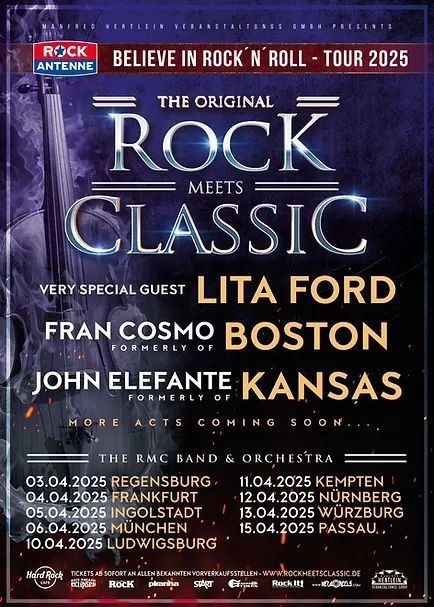 ROCK MEETS CLASSIC: BELIEVE IN ROCK´N´ROLL TOUR 2025